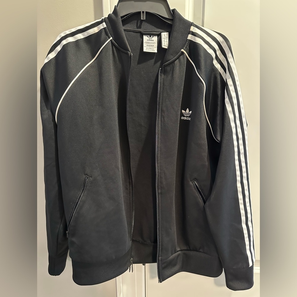 Adidas Primeblue Eco-Friendly Jacket in Dark Gray